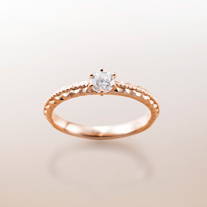 【Makana 】Engagement Ring Side cut type 婚約指輪